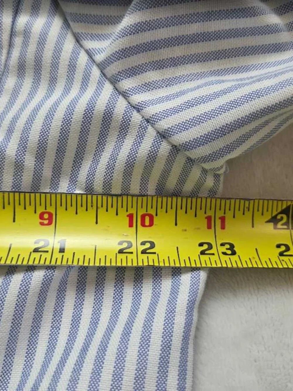 New 42R J.Crew Crosby classic-fit suit jacket in Portuguese cotton oxford stripe